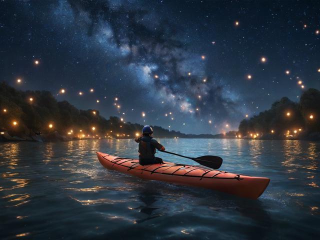 九州体育网站_ 大型夜空皮划艇表演，灯火点缀中感受水上魅力，皮划艇最新动态