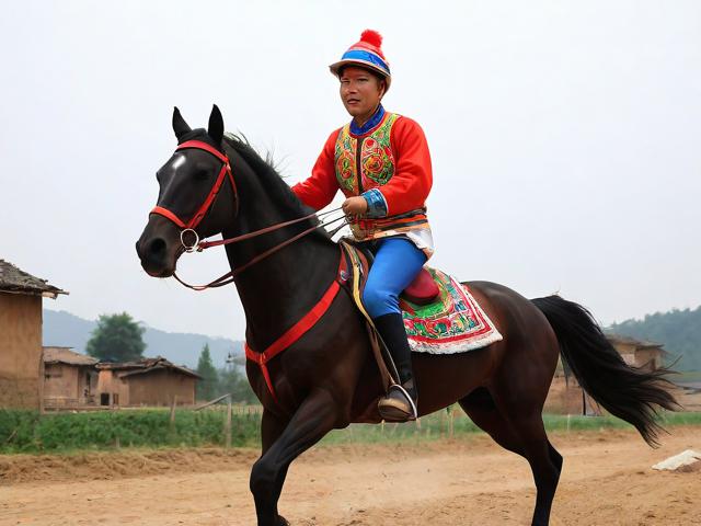 九游体育网站_ 乡村马术表演，传承传统技艺，农村马戏表演视频